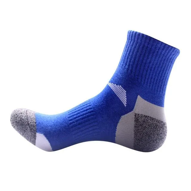 Men Winter Thermal Wool Pile Cashmere Snow Climbing Hiking Seamless Socks