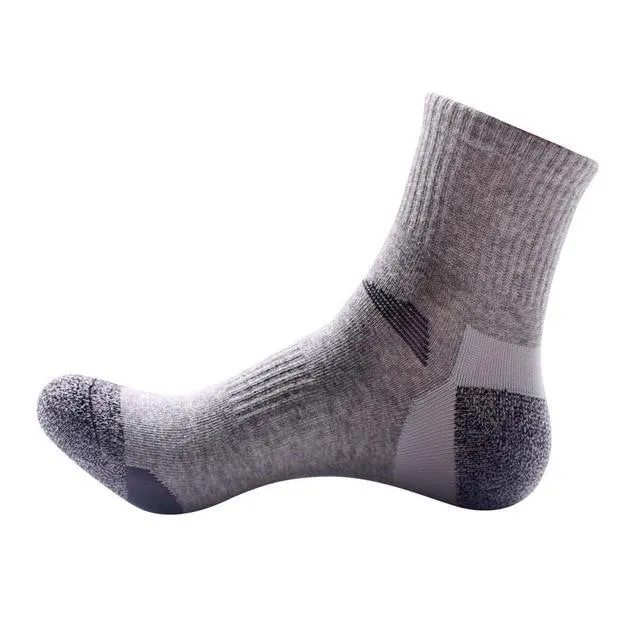 Men Winter Thermal Wool Pile Cashmere Snow Climbing Hiking Seamless Socks