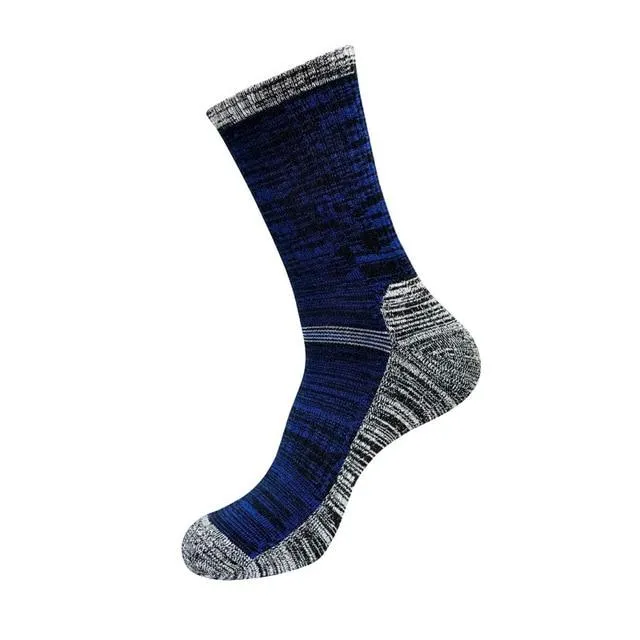 Men Winter Thermal Wool Pile Cashmere Snow Climbing Hiking Seamless Socks