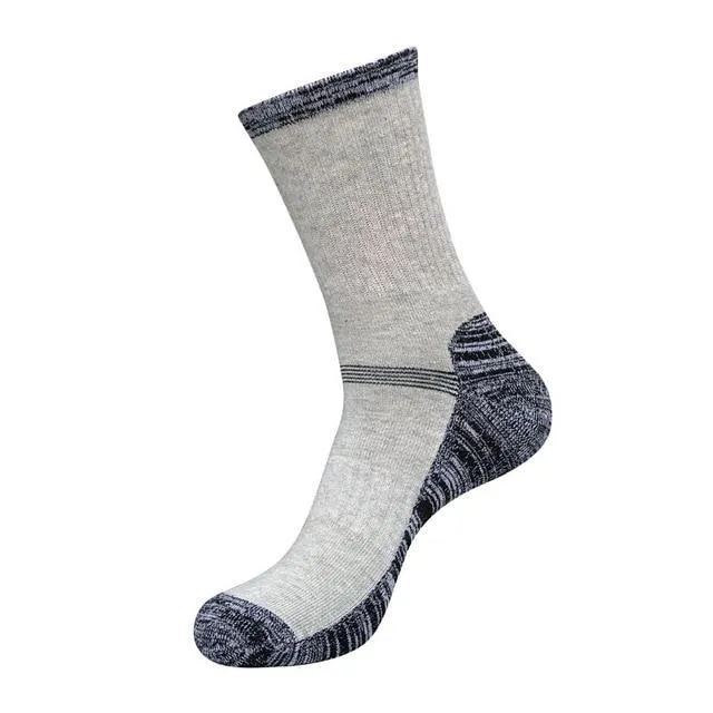 Men Winter Thermal Wool Pile Cashmere Snow Climbing Hiking Seamless Socks