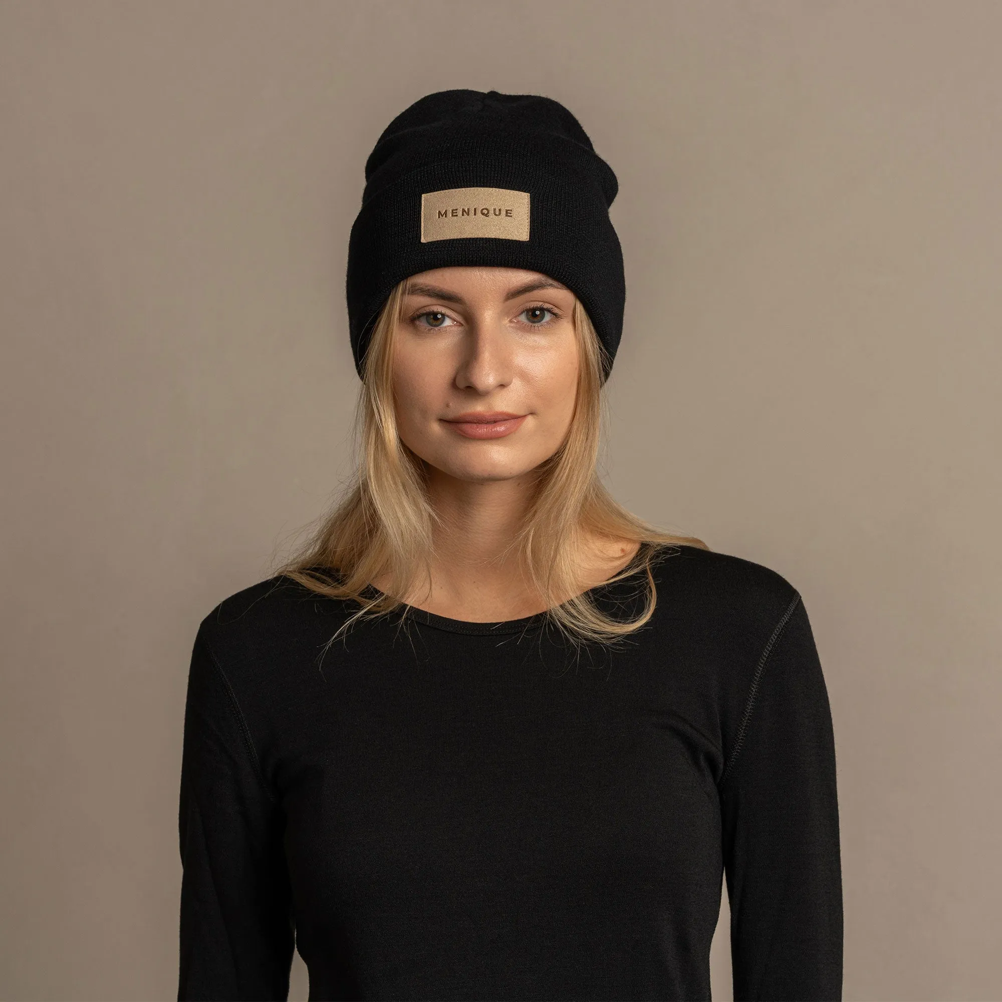 MENIQUE Logo Women's Knit Beanie