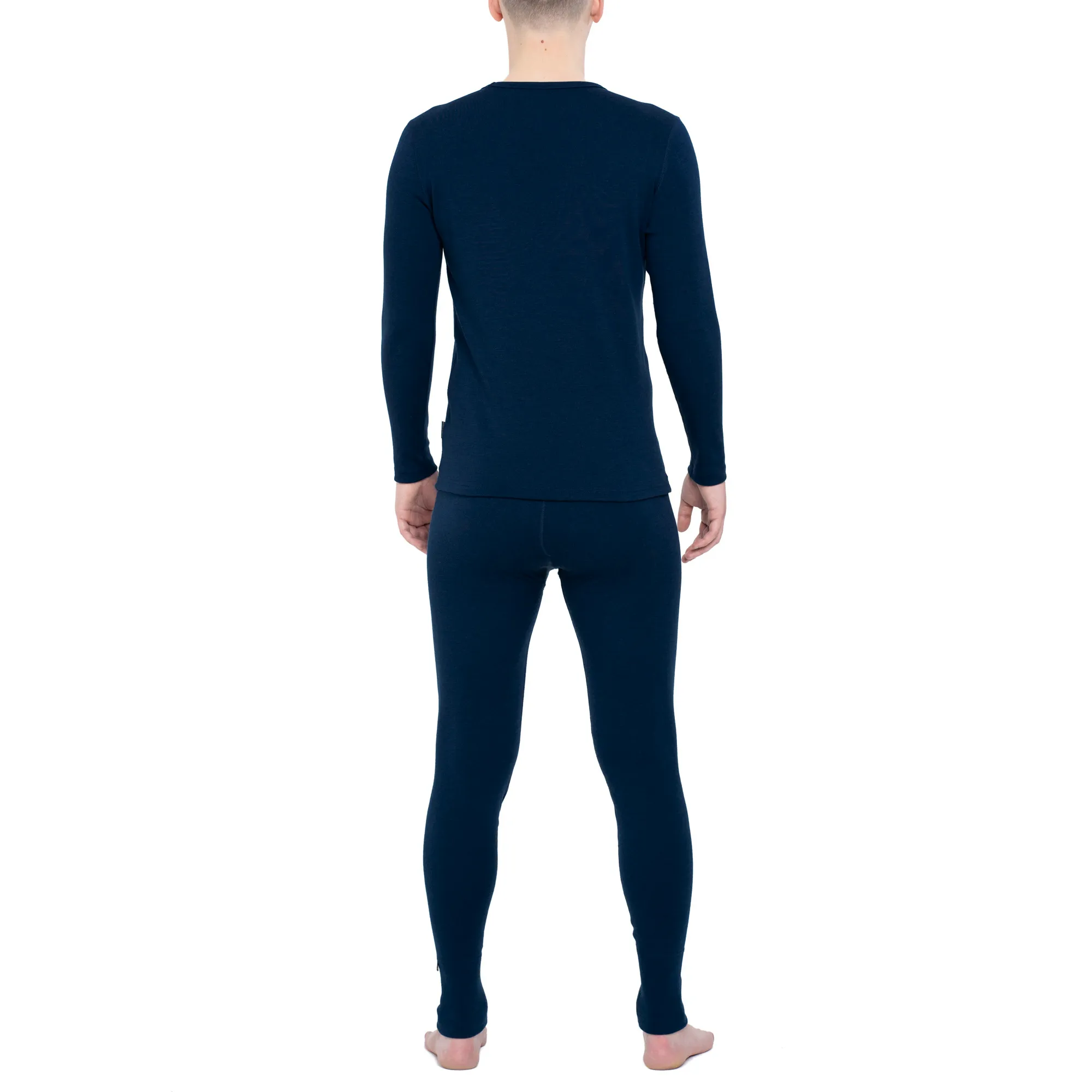 Men's 250 Long Sleeve & Bottom 2-Piece Dark Blue