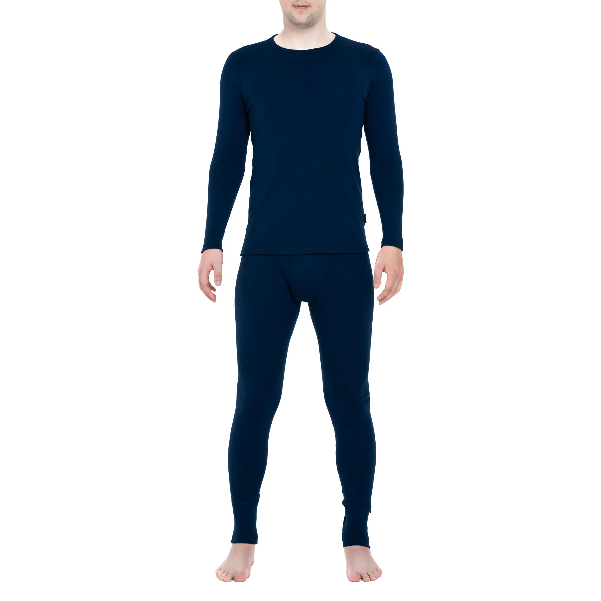 Men's 250 Long Sleeve & Bottom 2-Piece Dark Blue