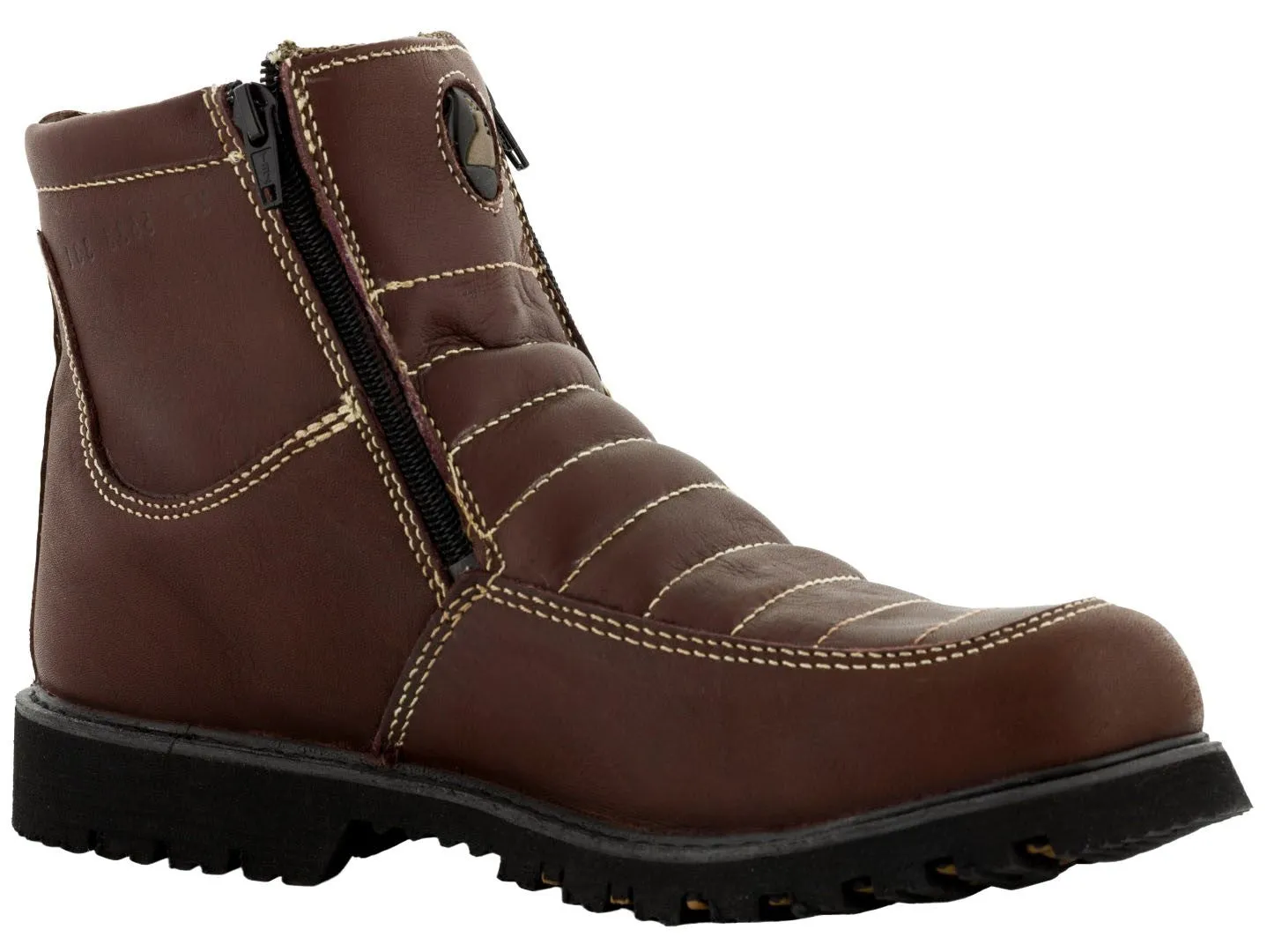 Mens 300TR Burgundy Work Boots Slip Resistant - Soft Toe