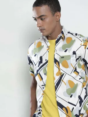 Men's Abstract Casual Shirt