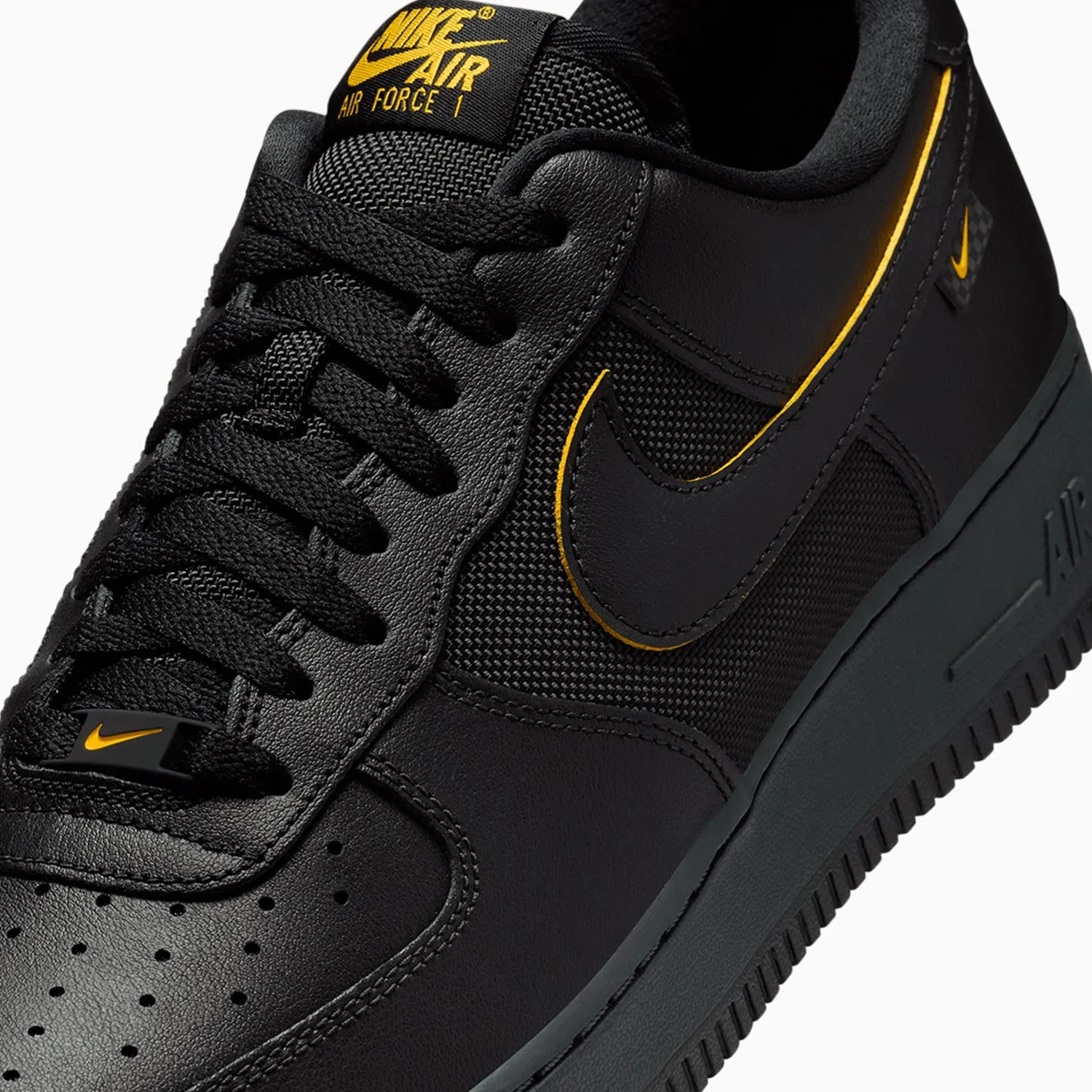 Men's Air Force 1 `07 "Black University Gold"