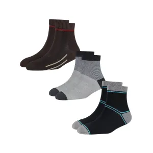 Men's AL034 Pack of 3 Ankle Socks