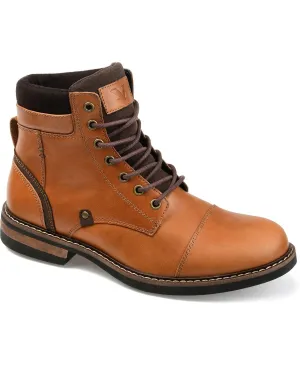 Men's ankle boots yukon cap toe Territory, brown