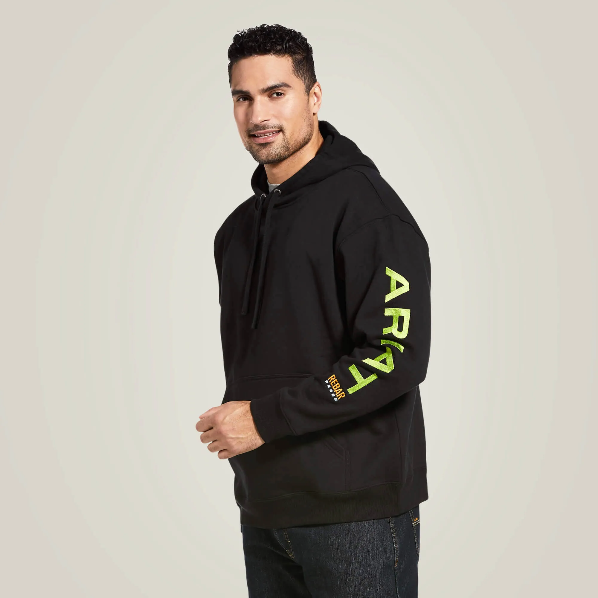 Men's Ariat Rebar Graphic Hoodie #10032993X