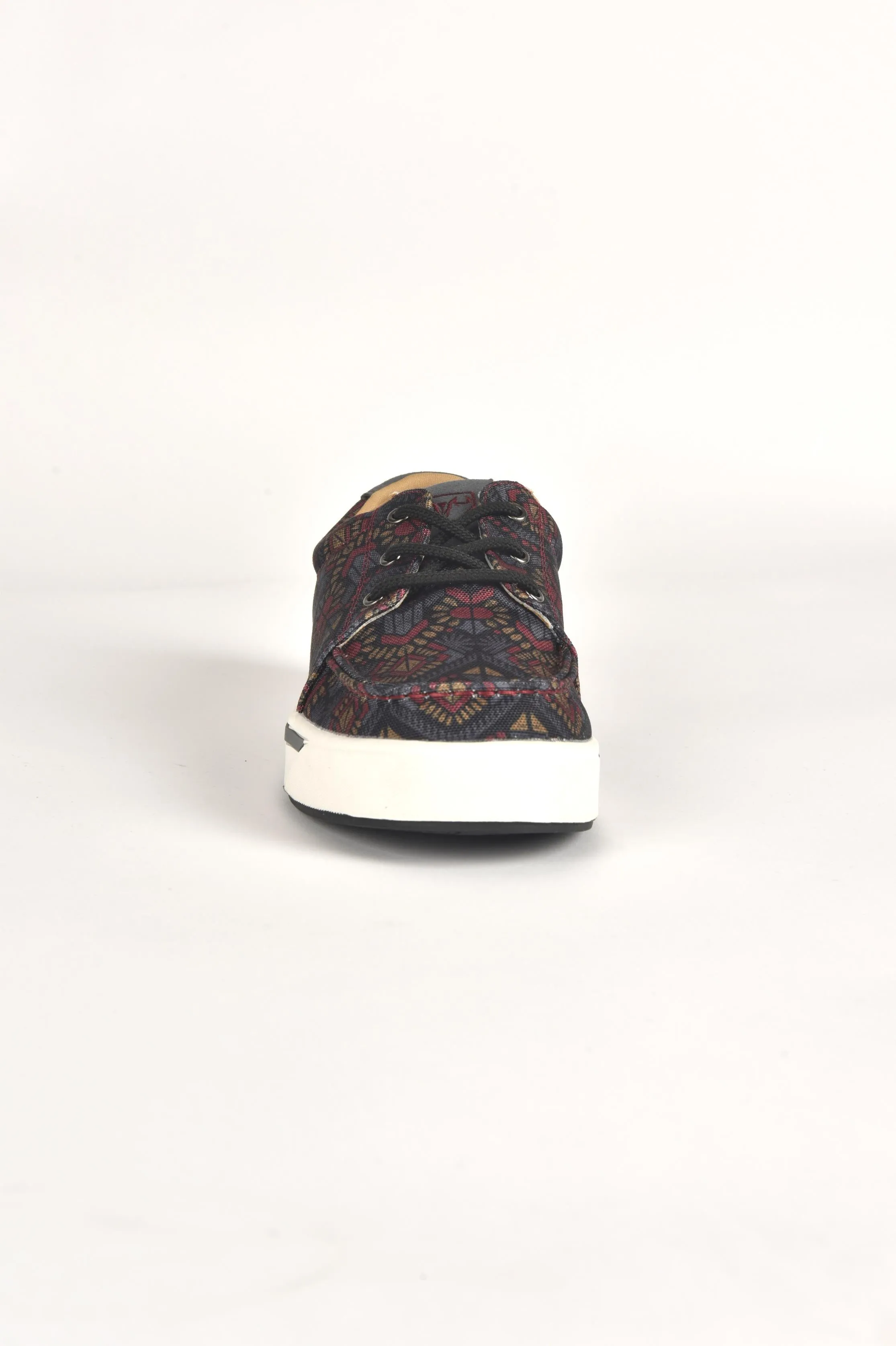 Mens Aztec Print Canvas Sneaker