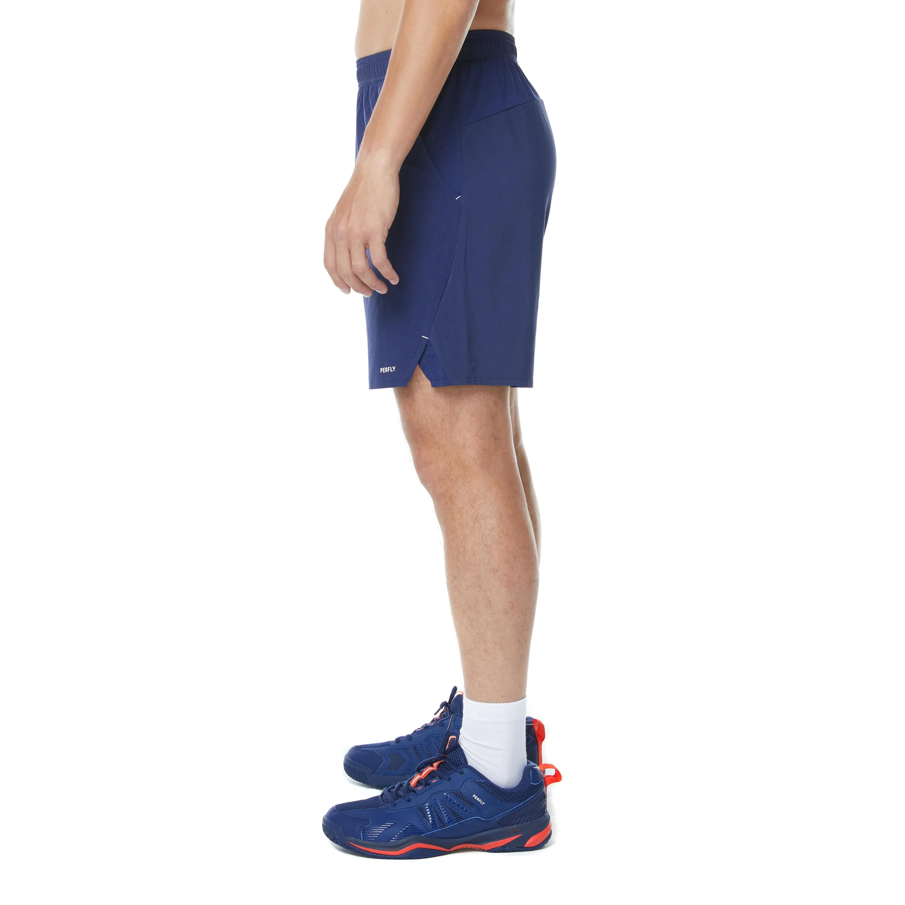 Men's badminton shorts - 560 dark blue PERFLY, space blue