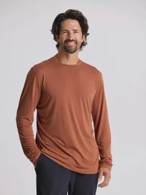 Men's Bamboo Lightweight Long Sleeve w/ Headwaters Logo