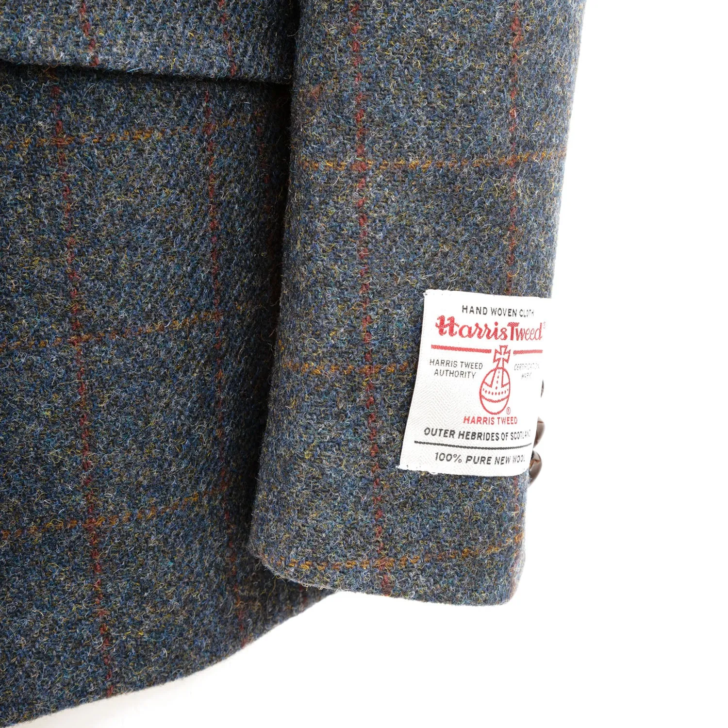 Mens Barra Harris Tweed Jacket Blue Multi