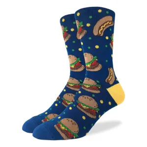 Men's Big & Tall Burgers & Hotdogs Socks