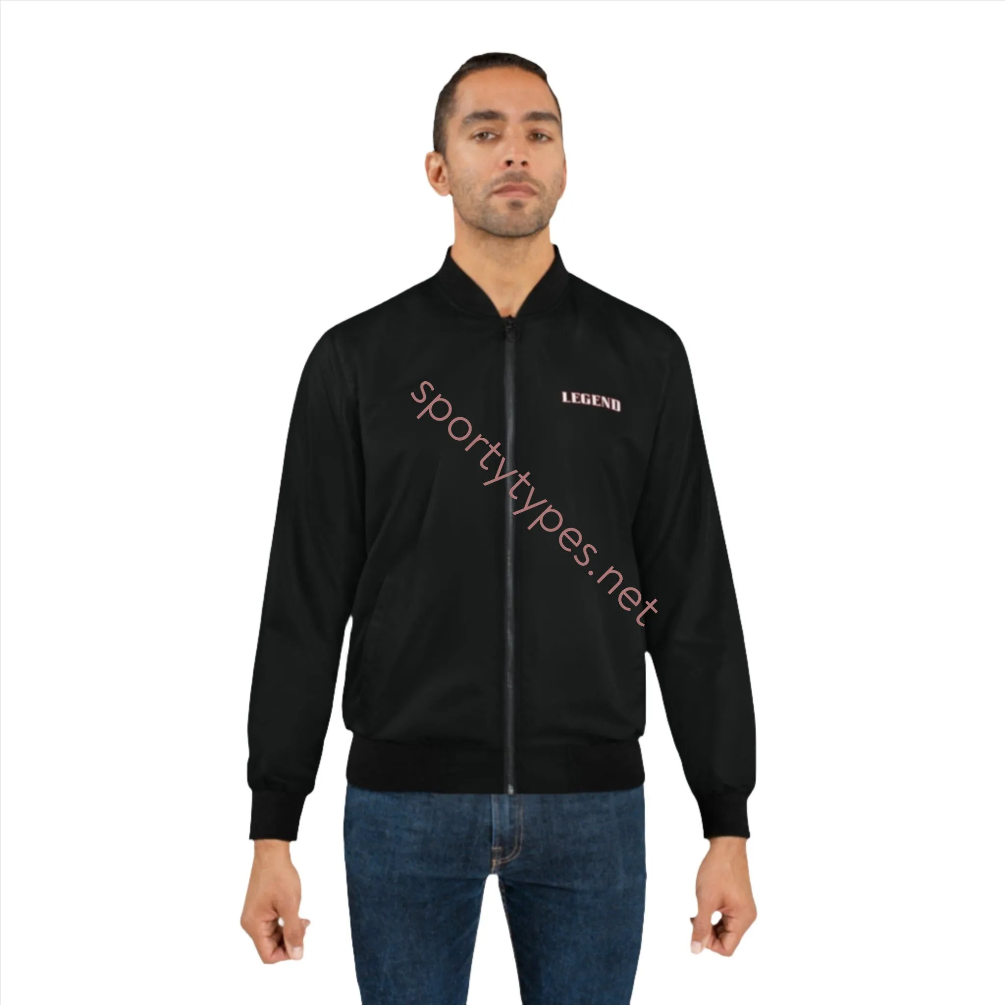 Men's Black Legend Bomber Jacket