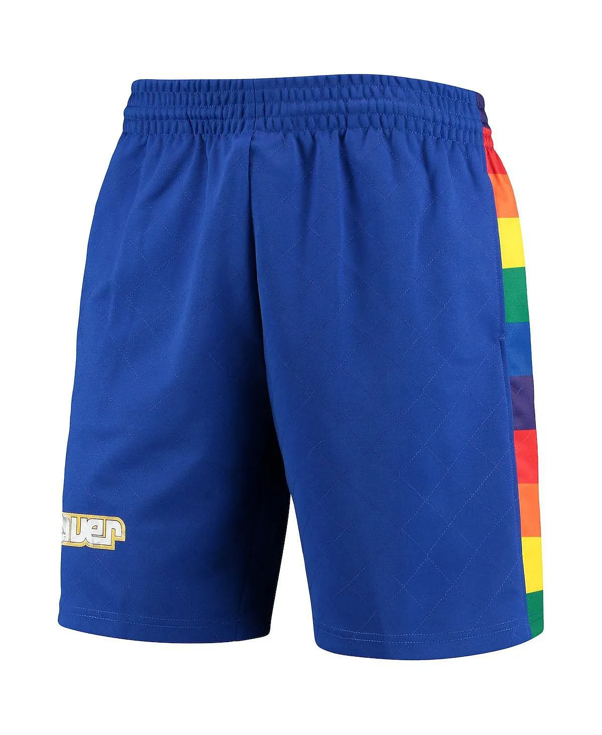 Men's blue denver nuggets 1991 hardwood classics 75th anniversary swingman Mitchell & Ness shorts, blue