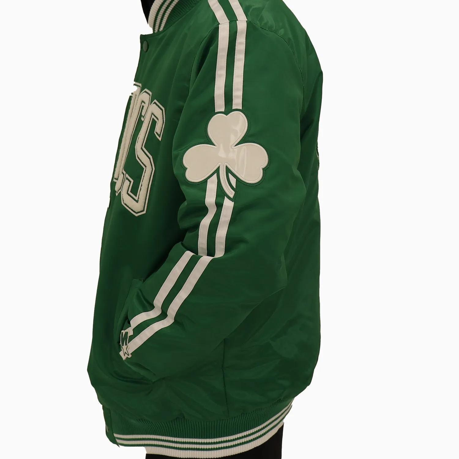 Men's Boston Celtics NBA Varsity Satin Jacket