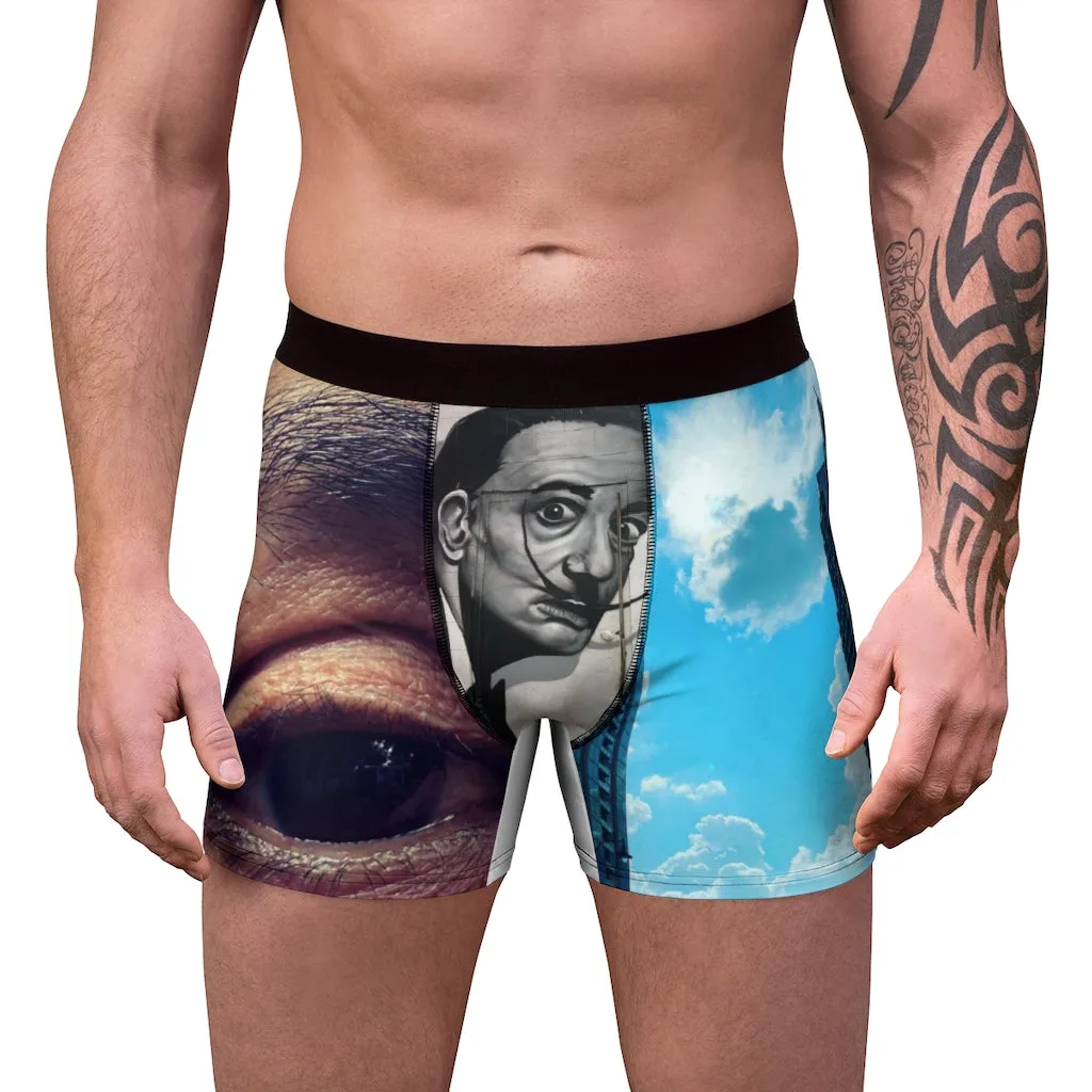 Men's Boxer Briefs AL BLUE DESIGNED ART