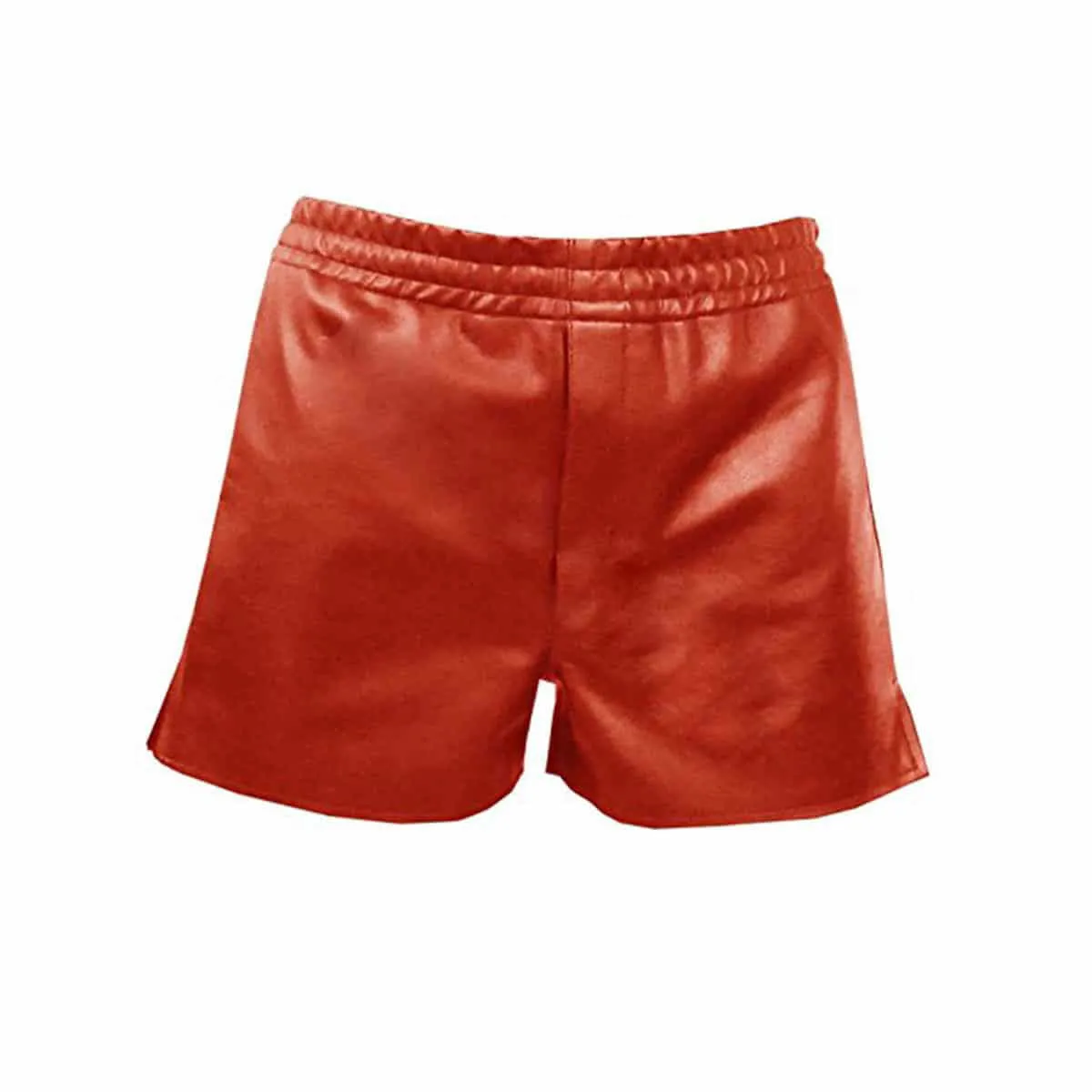 Mens Boxer Shorts Underwear Soft Red Sheep Lambs NAPPA Leather - SHORTS3 - RED