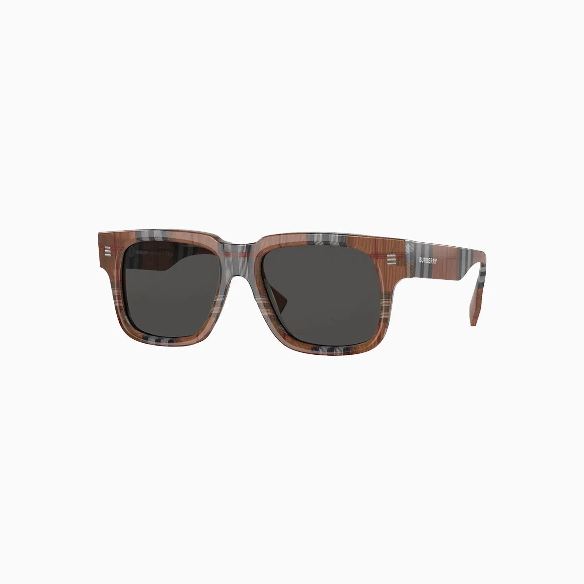 Men's Burberry Brown Check Sunglasses