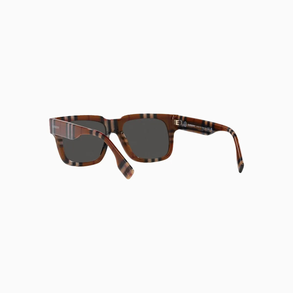 Men's Burberry Brown Check Sunglasses