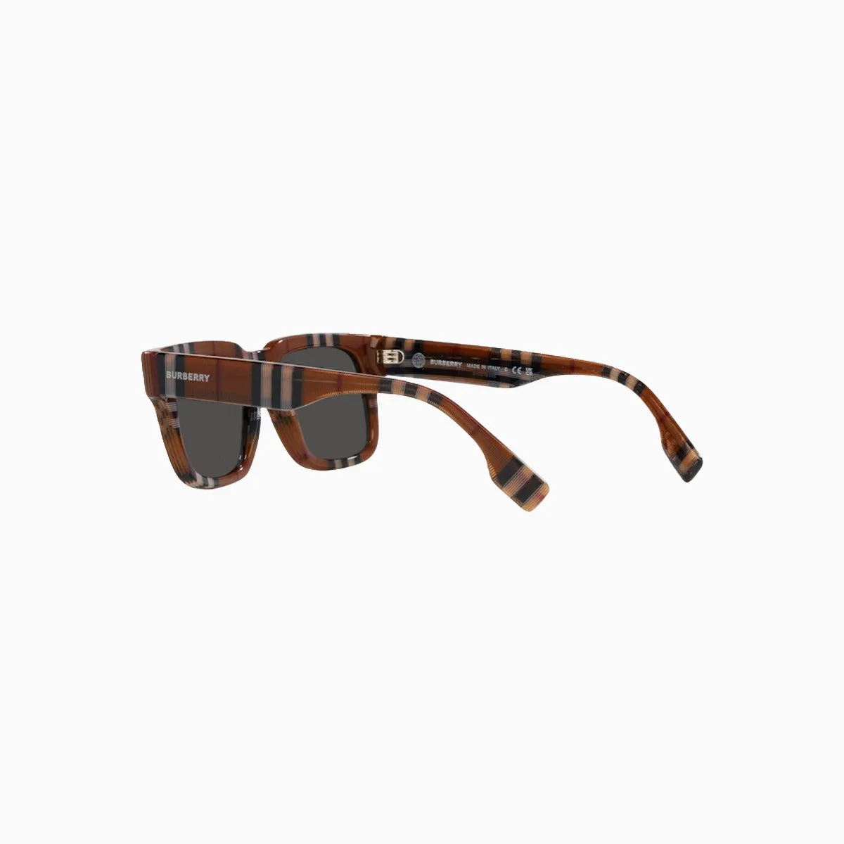 Men's Burberry Brown Check Sunglasses