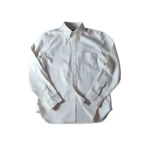 Men's Button Down Collar Herringbone Shirt