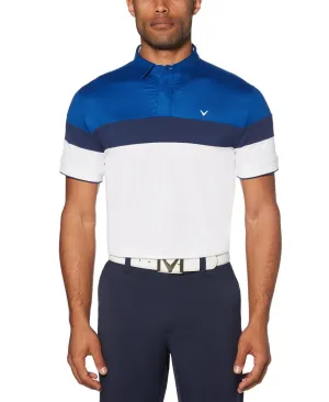 Mens Callaway X Mini Geo Block Polo