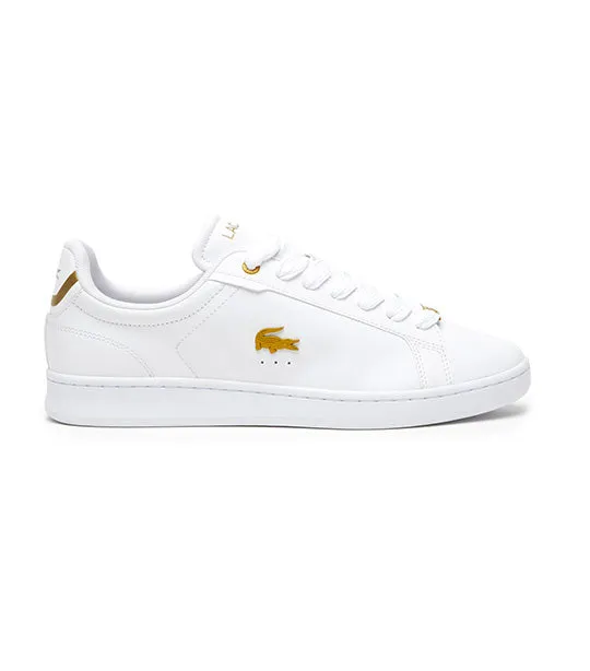 Men’s Carnaby Gold Croc Leather Sneakers White/Gold