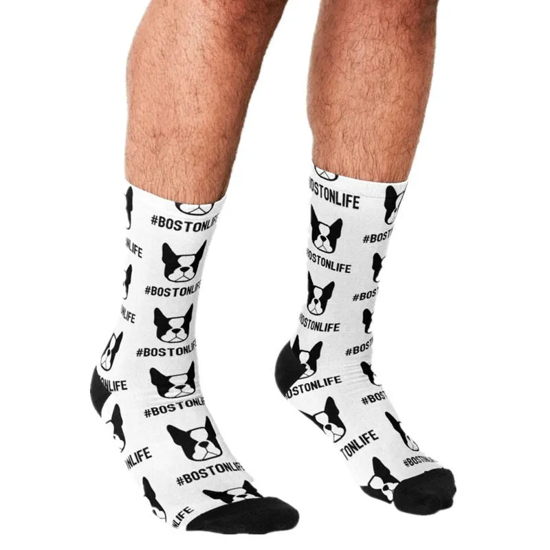 Men's Cartoon Unique Europe And America Cross Border Athletic Socks Digital Printing Lovers' Socks