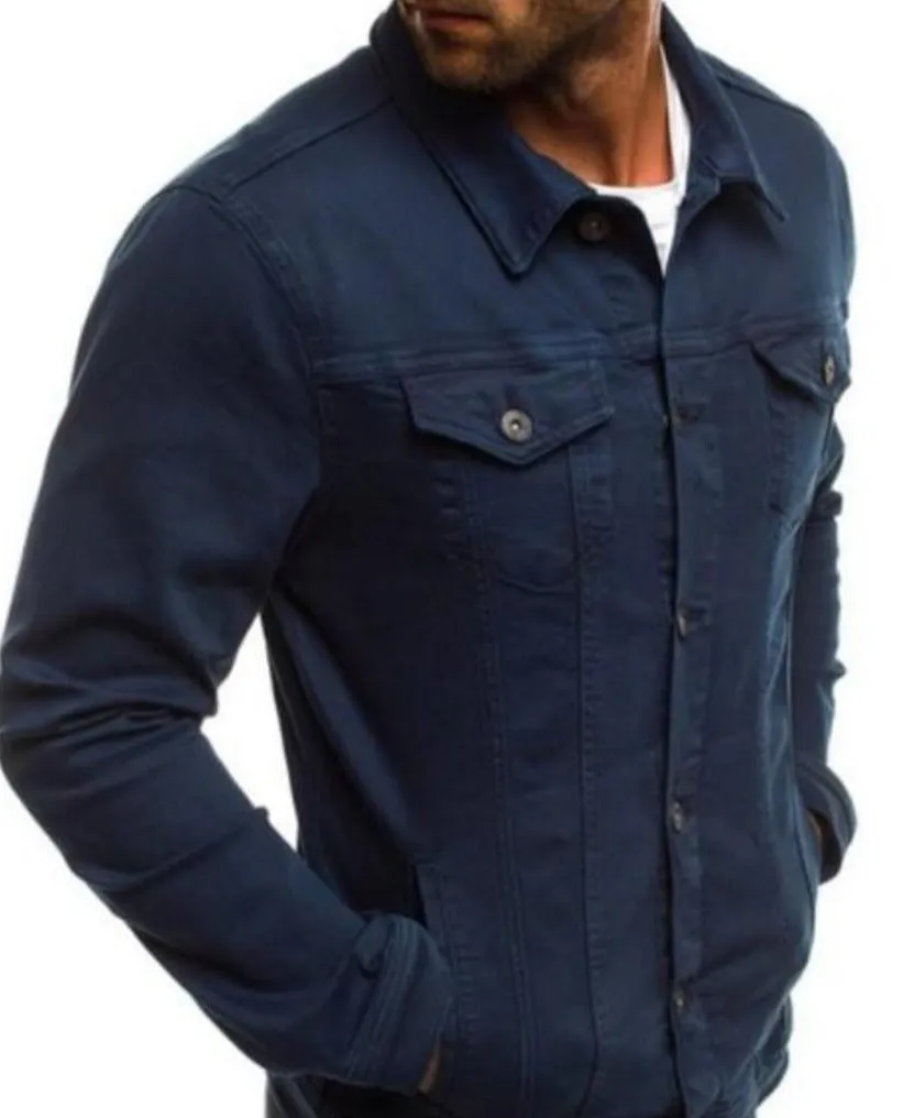 Mens Casual Dual Pocket Jacket