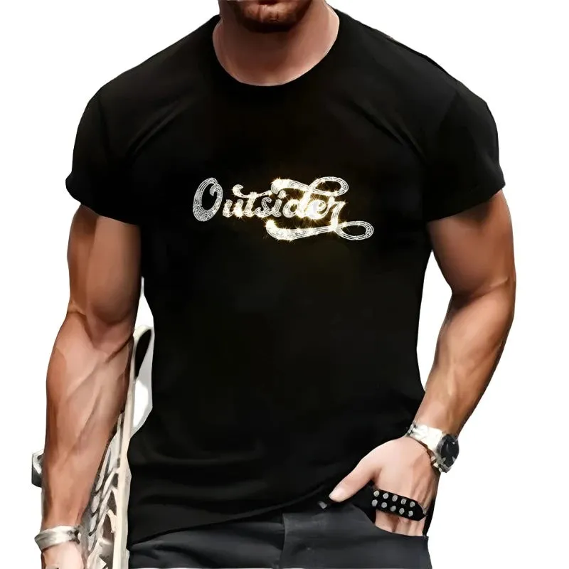 Men's Casual Street Short Sleeve T-Shirt Tee Tops Quality Fashion Summer