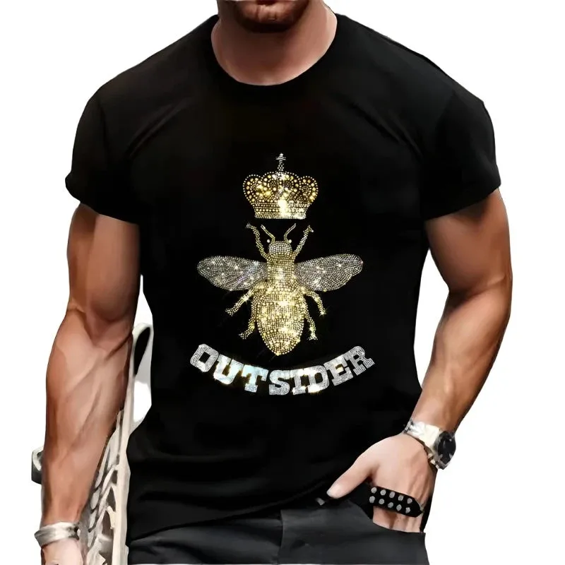 Men's Casual Street Short Sleeve T-Shirt Tee Tops Quality Fashion Summer