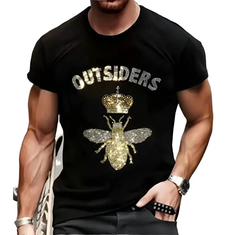 Men's Casual Street Short Sleeve T-Shirt Tee Tops Quality Fashion Summer