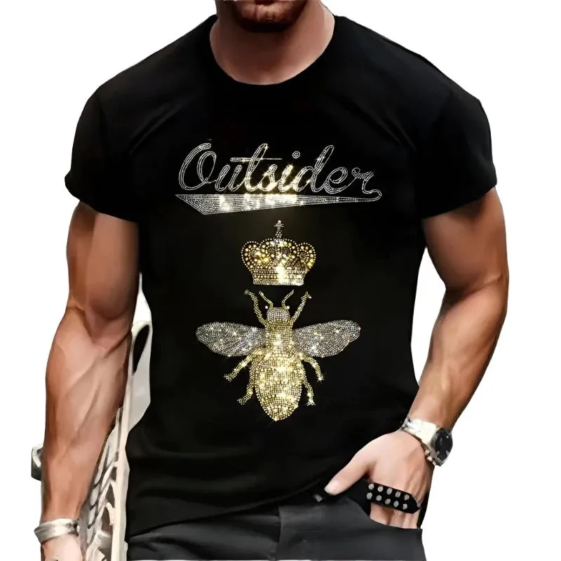 Men's Casual Street Short Sleeve T-Shirt Tee Tops Quality Fashion Summer