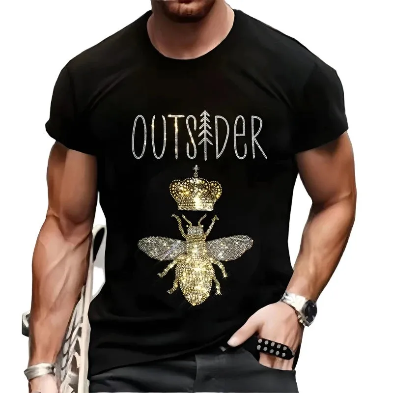 Men's Casual Street Short Sleeve T-Shirt Tee Tops Quality Fashion Summer