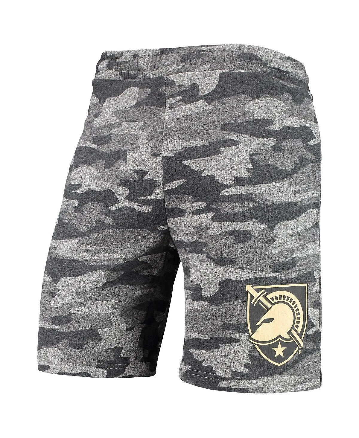 Men's Charcoal Gray Camouflage Army Black Shorts terry jam backup terry jam lounge shorts Concepts Sport , multi