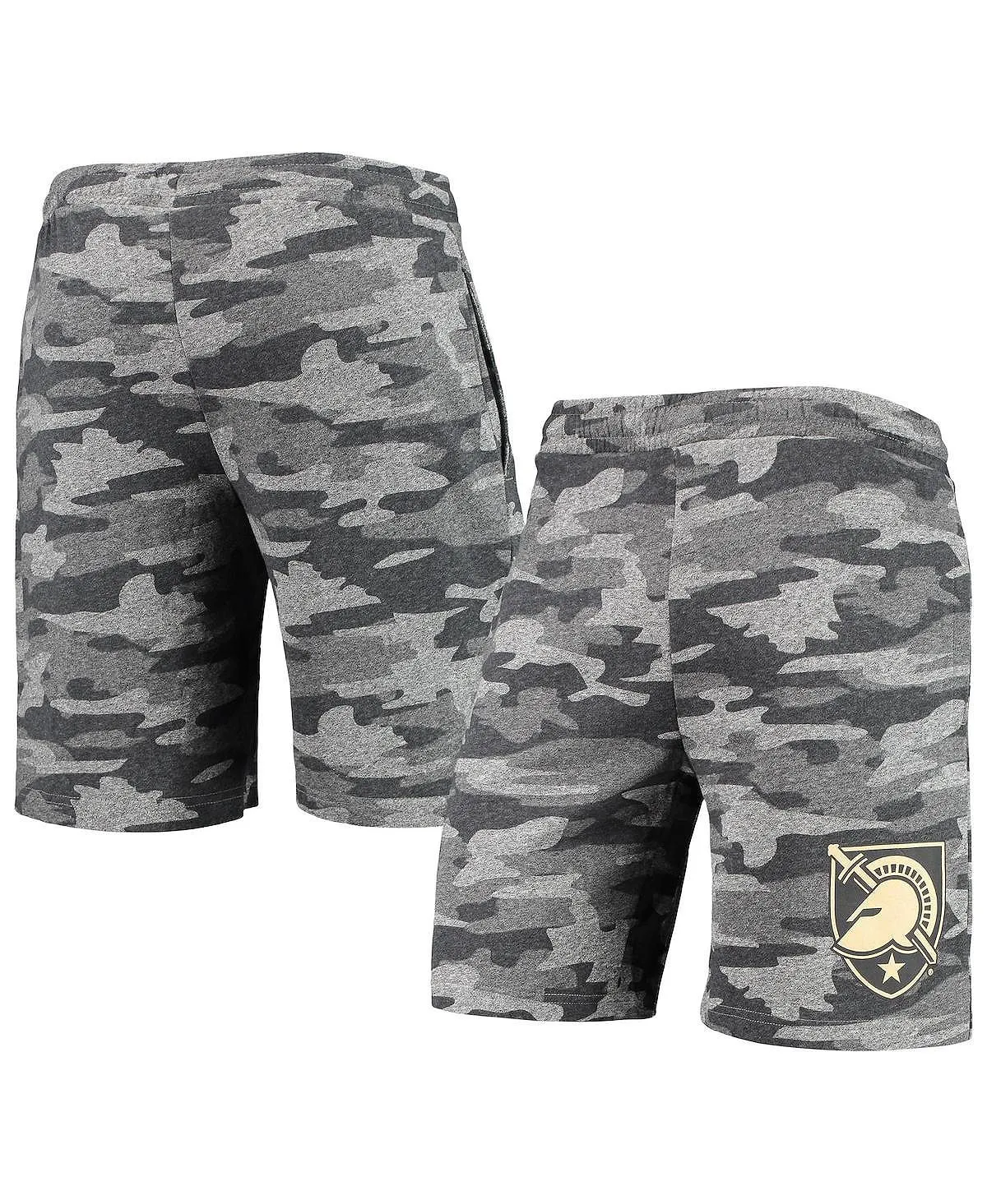 Men's Charcoal Gray Camouflage Army Black Shorts terry jam backup terry jam lounge shorts Concepts Sport , multi