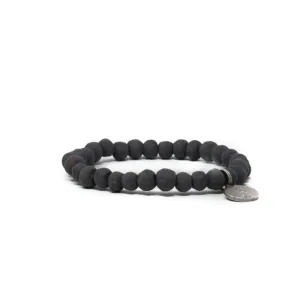 Men's Charcoal Gray Mission Bracelet