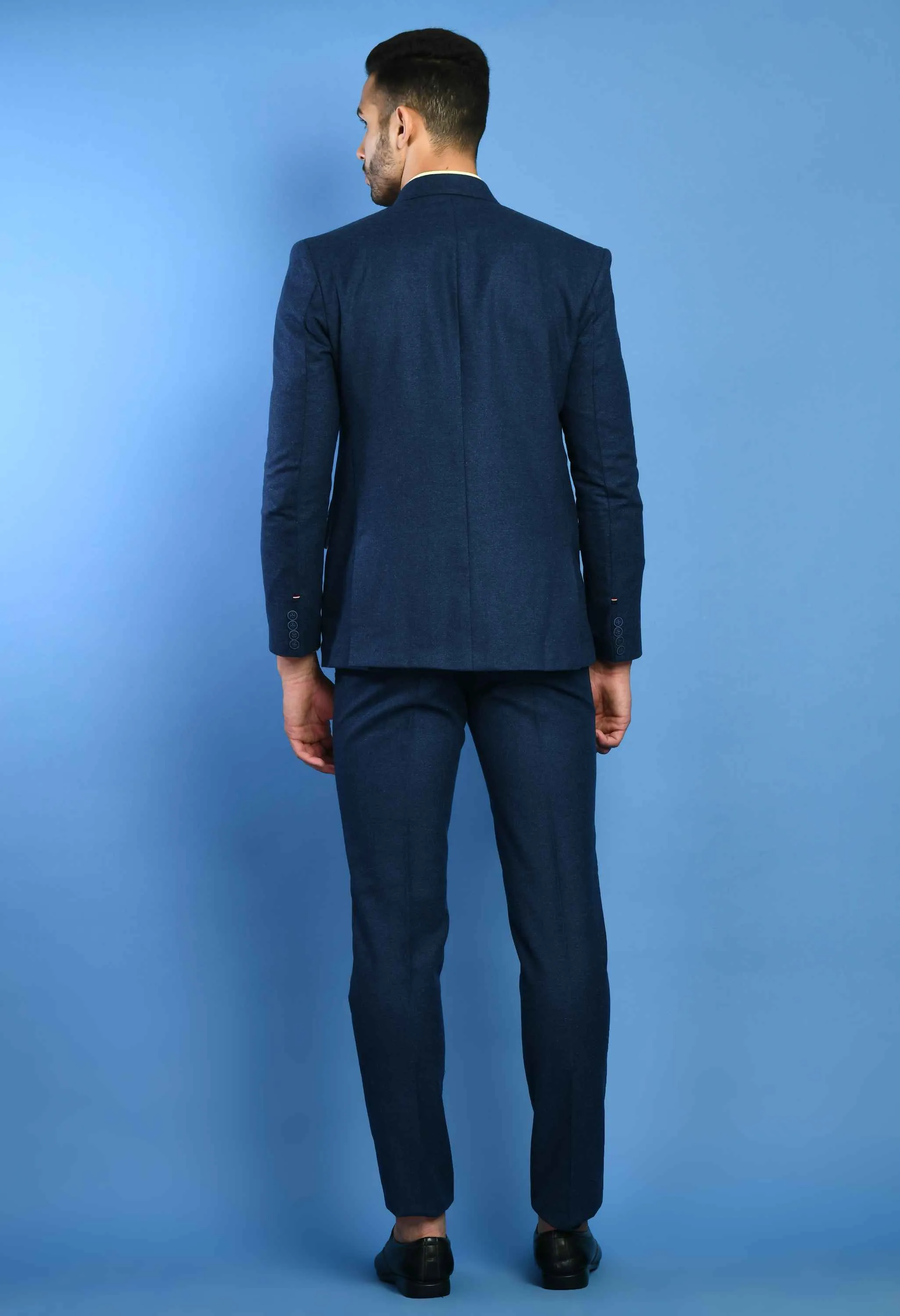 Men's Charming Navy Blue Suit Set