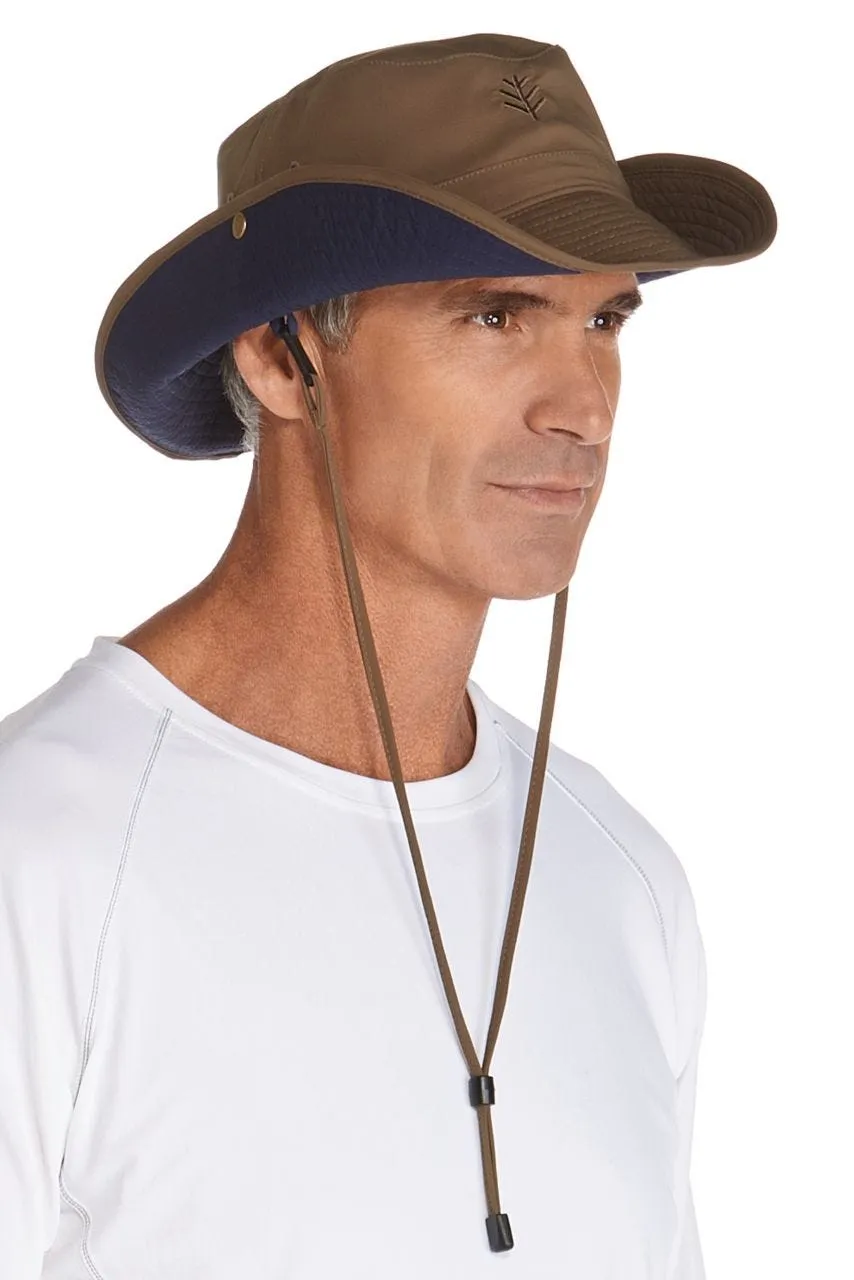 Men's Chase Featherweight Bucket Hat  |  Khaki/Navy