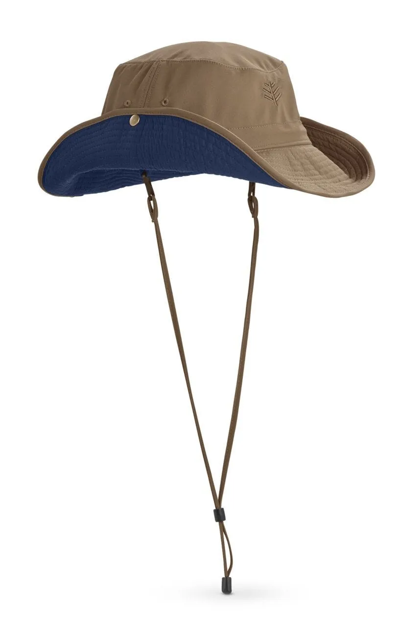 Men's Chase Featherweight Bucket Hat  |  Khaki/Navy