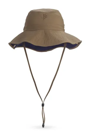 Men's Chase Featherweight Bucket Hat  |  Khaki/Navy