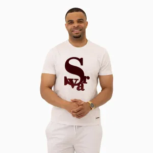 Men's Chenille Patch Short Sleeve T-Shirt