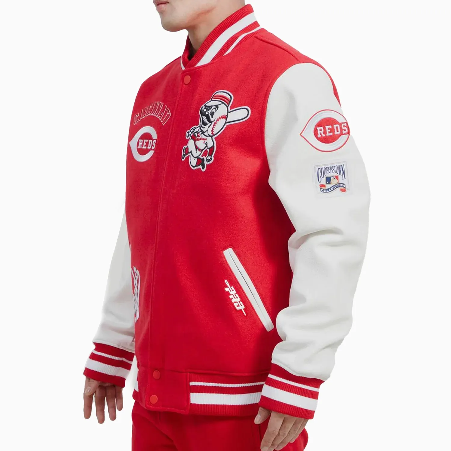 Men's Cincinnati Reds MLB Wool Varsity Jacket