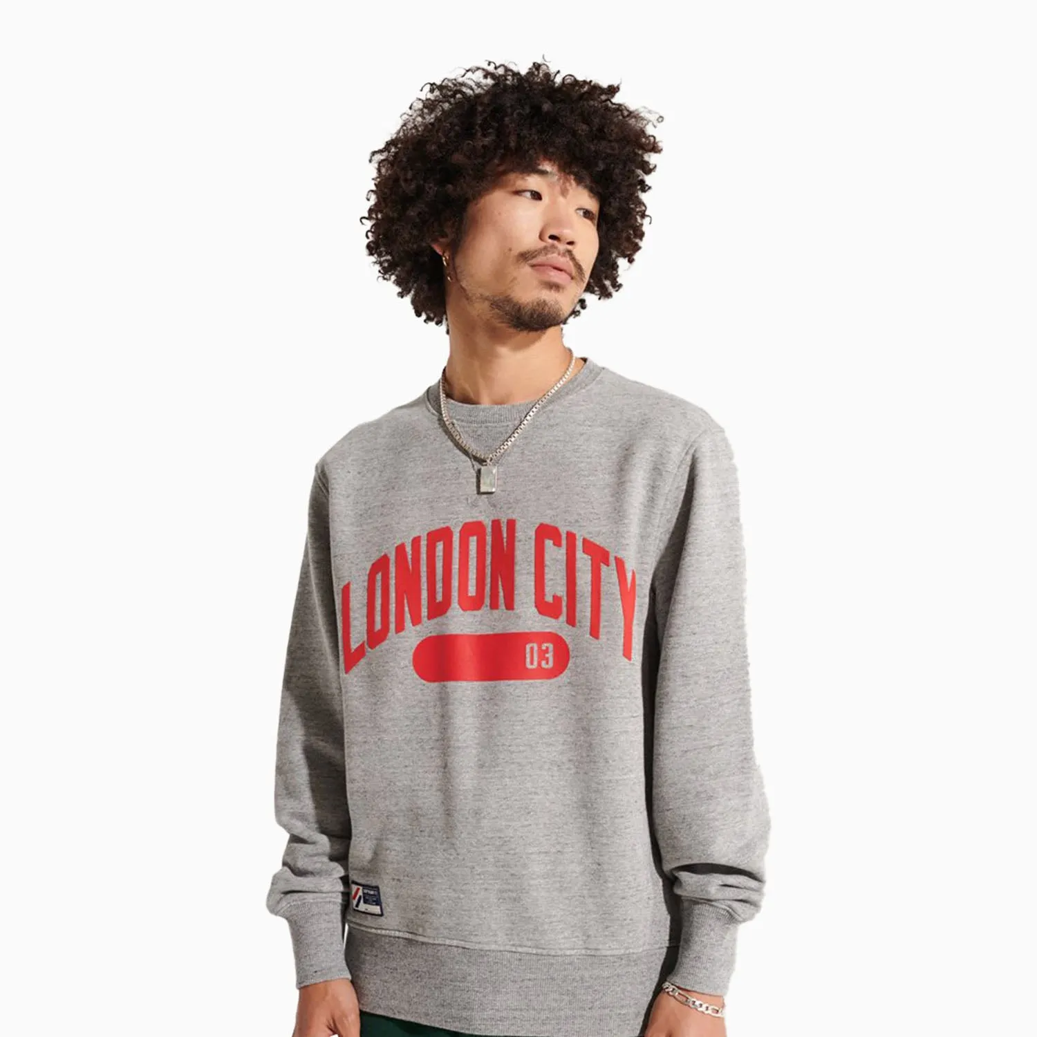 Men's City College Crew Neck Sweatshirt