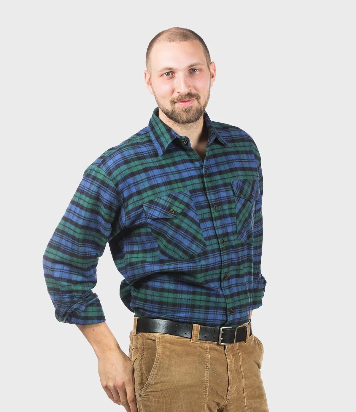 Men's Classic Flannel Shirt - Black Watch