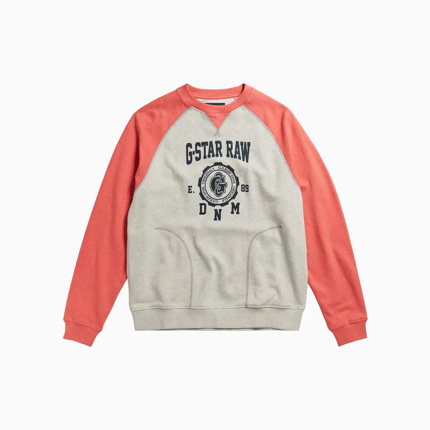 Men's Collegic Raglan Loose Sweatshirt