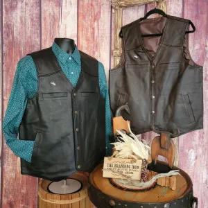 Men’s Conceal Carry Vest the “Drover”  by Wyoming Traders VDB