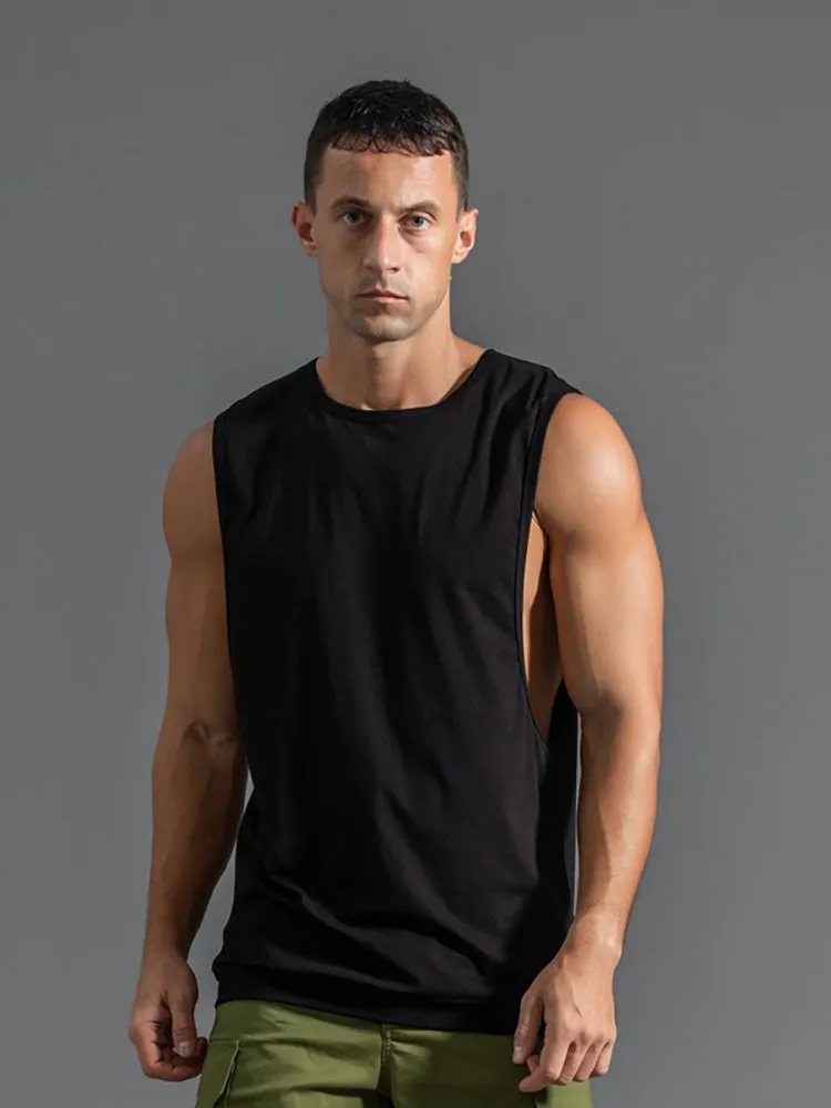 Men'S Cotton Bottoming Tank Vests